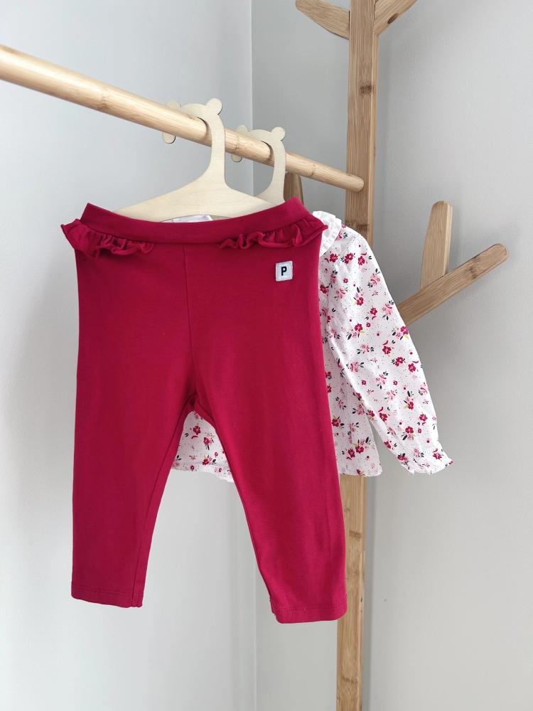 Bluzka, Legginsy 74 cm Willow, Polarn o.Pyret